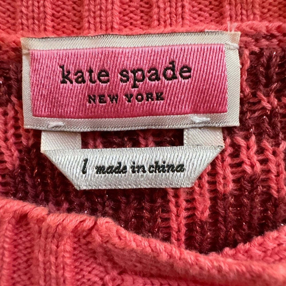 Kate Spade Leopard Print Cardigan Preppy  Barbiecore - Picture 8 of 9
